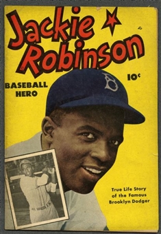 Vintage Jackie Robinson Baseball Comic Book